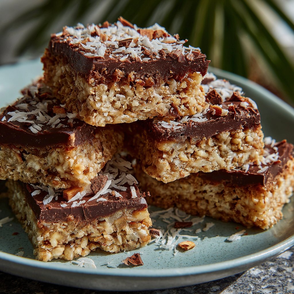 Chocolate Coconut Squares