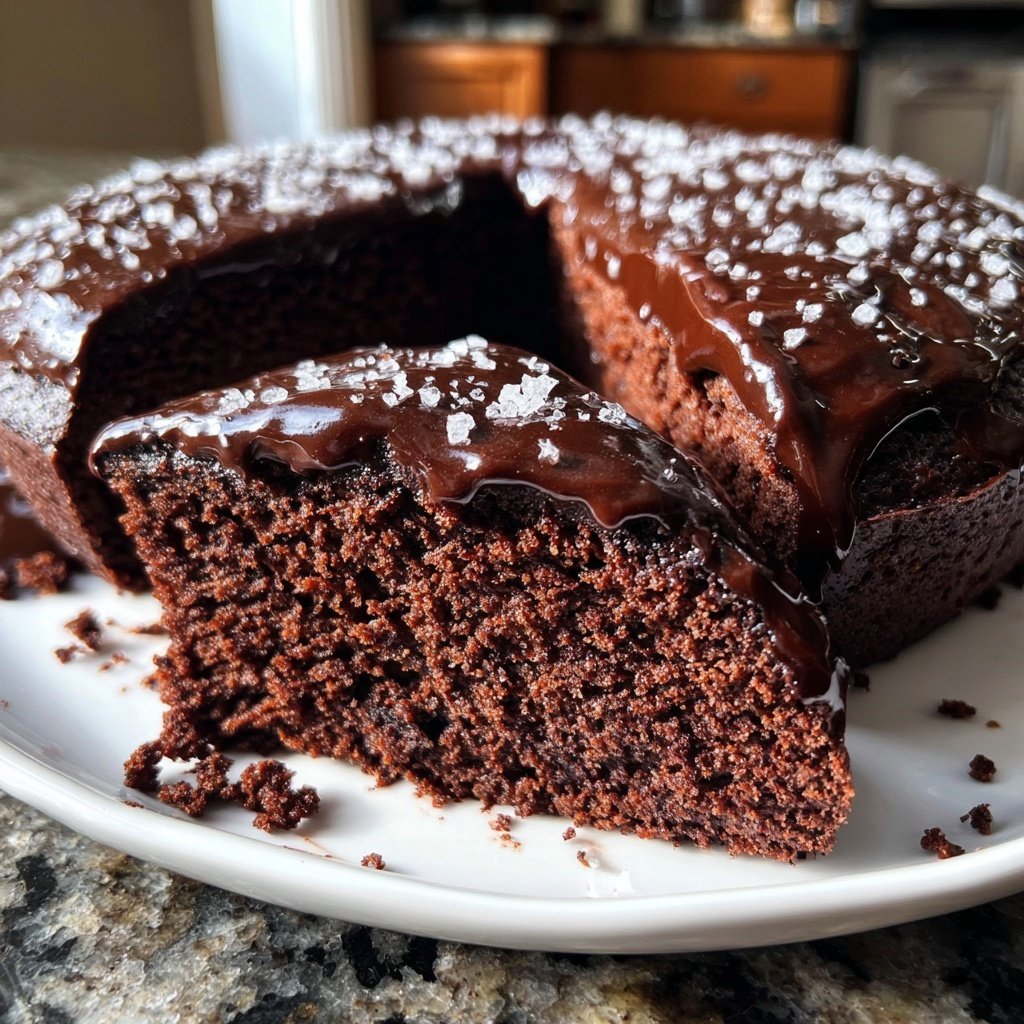 Chocolate Olive Oil Snack Cake