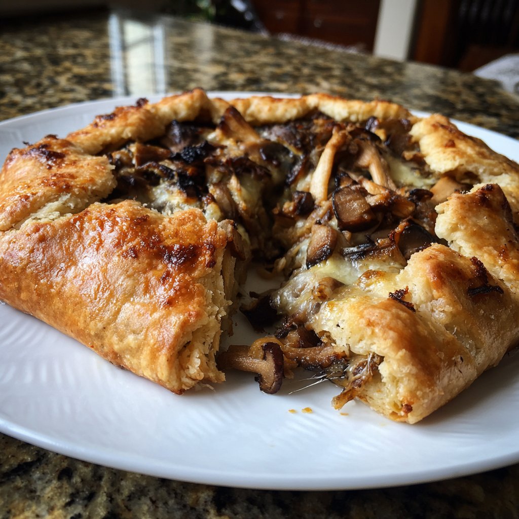 Mushroom Gruyere Galette