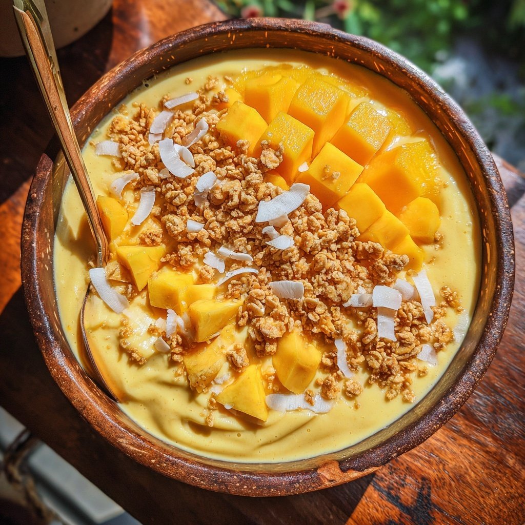 Tropical Mango Smoothie Bowl