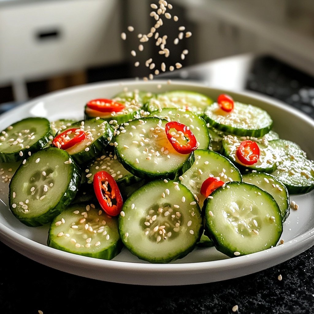 Easy Asian Cucumber Salad
