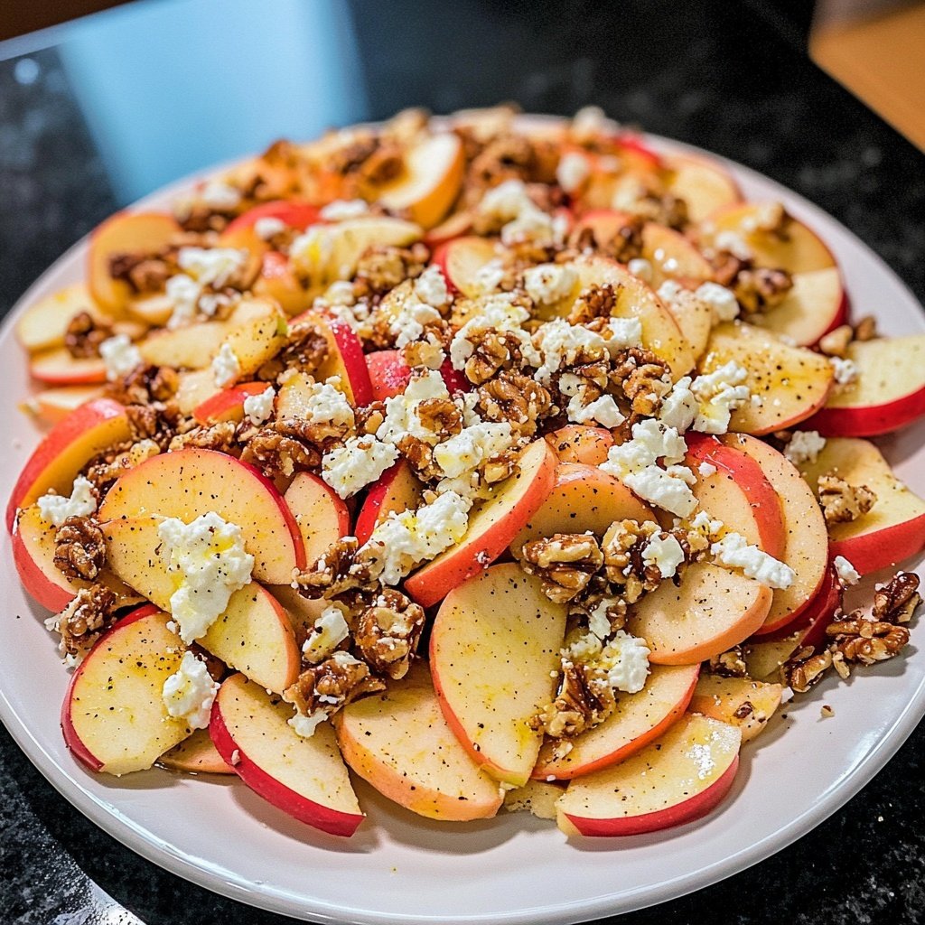 Autumn Harvest Honeycrisp Apple and Feta Salad