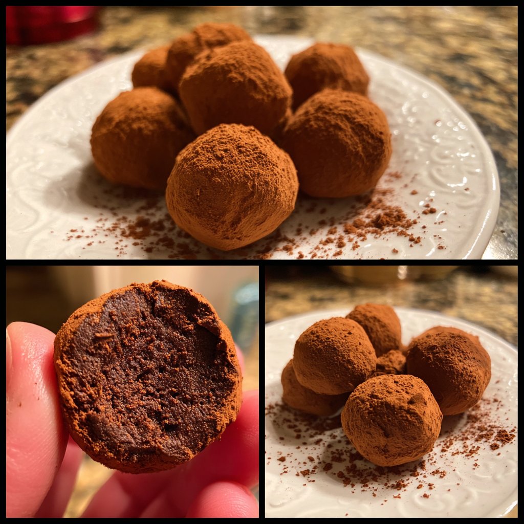 Dark Chocolate Orange Truffles