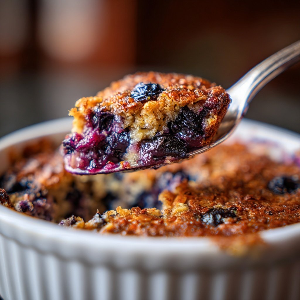 Blueberry Baked Oatmeal Breakfast