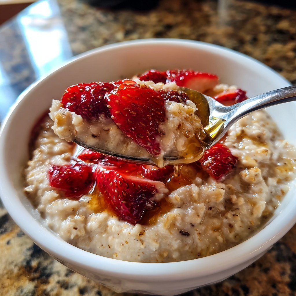 Fresh Strawberry Oatmeal