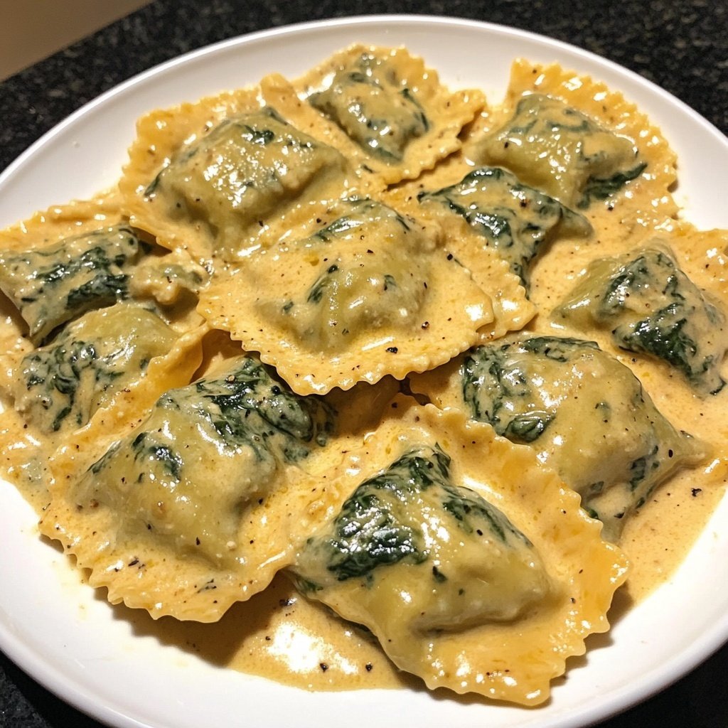 Creamy Tuscan Ravioli