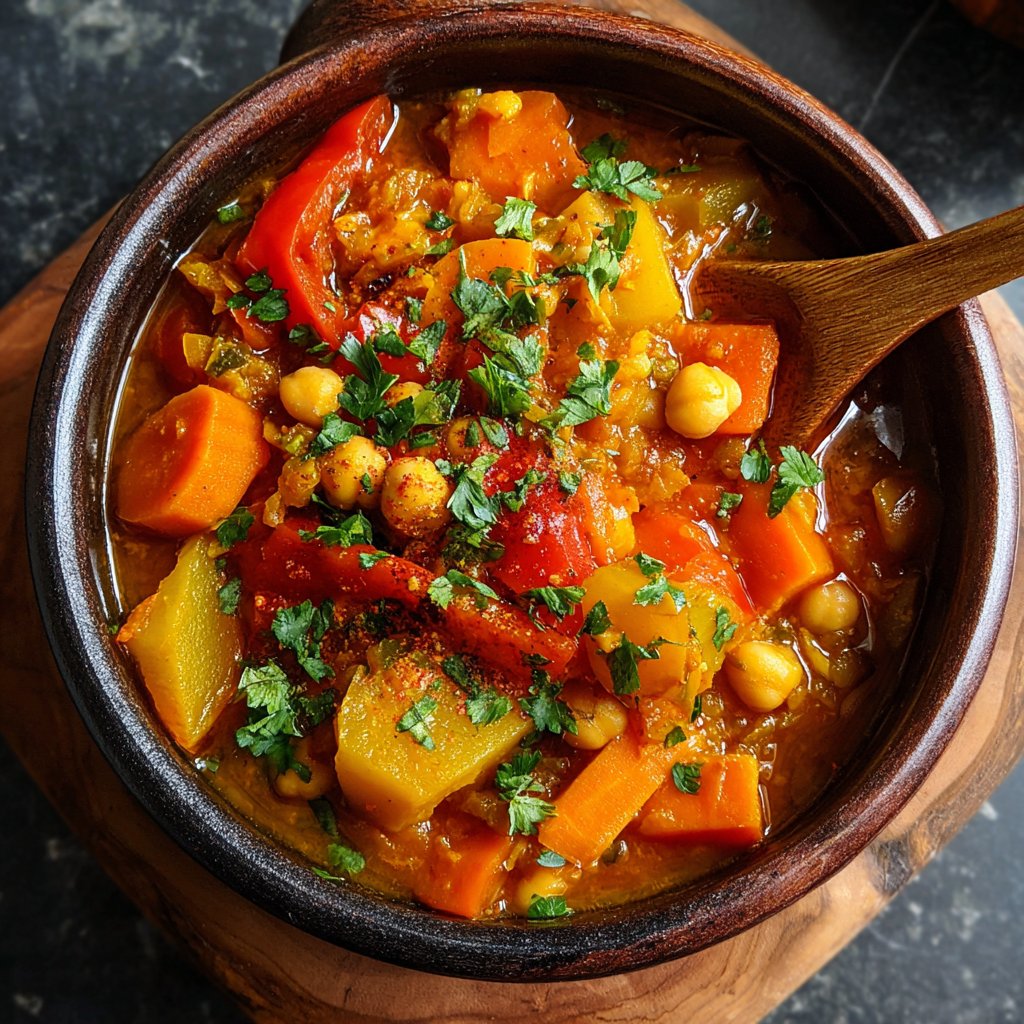 Healthy Crockpot Vegetable Curry