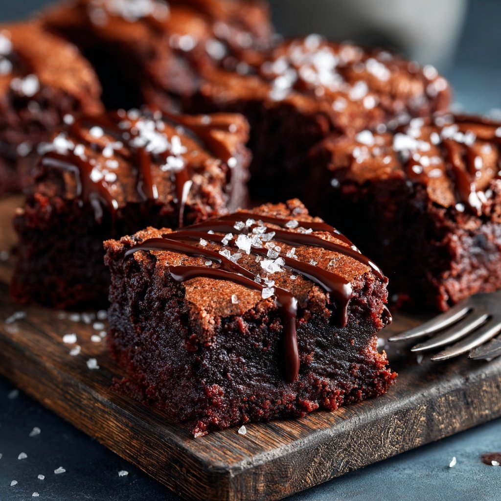 Super Bowl Desserts Fudge Brownie Squares