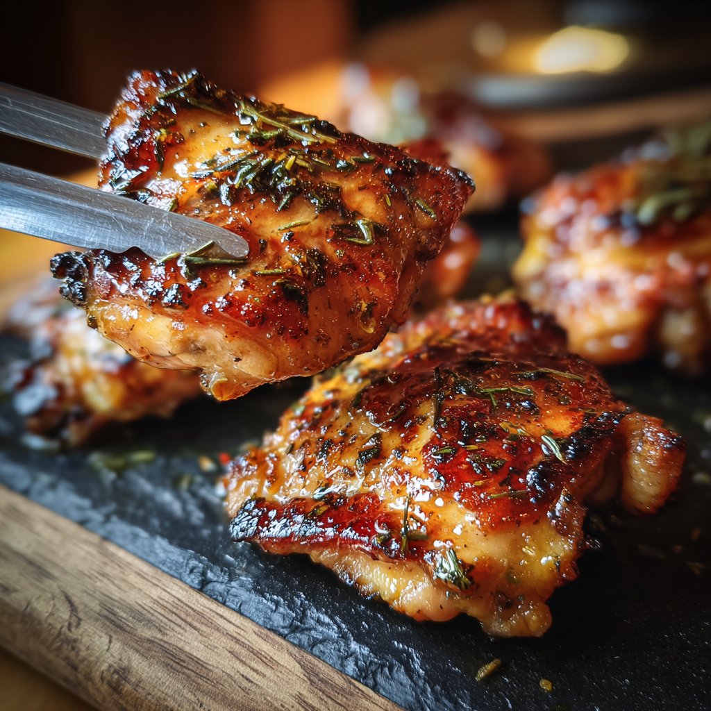 Honey Lavender Chicken Thighs