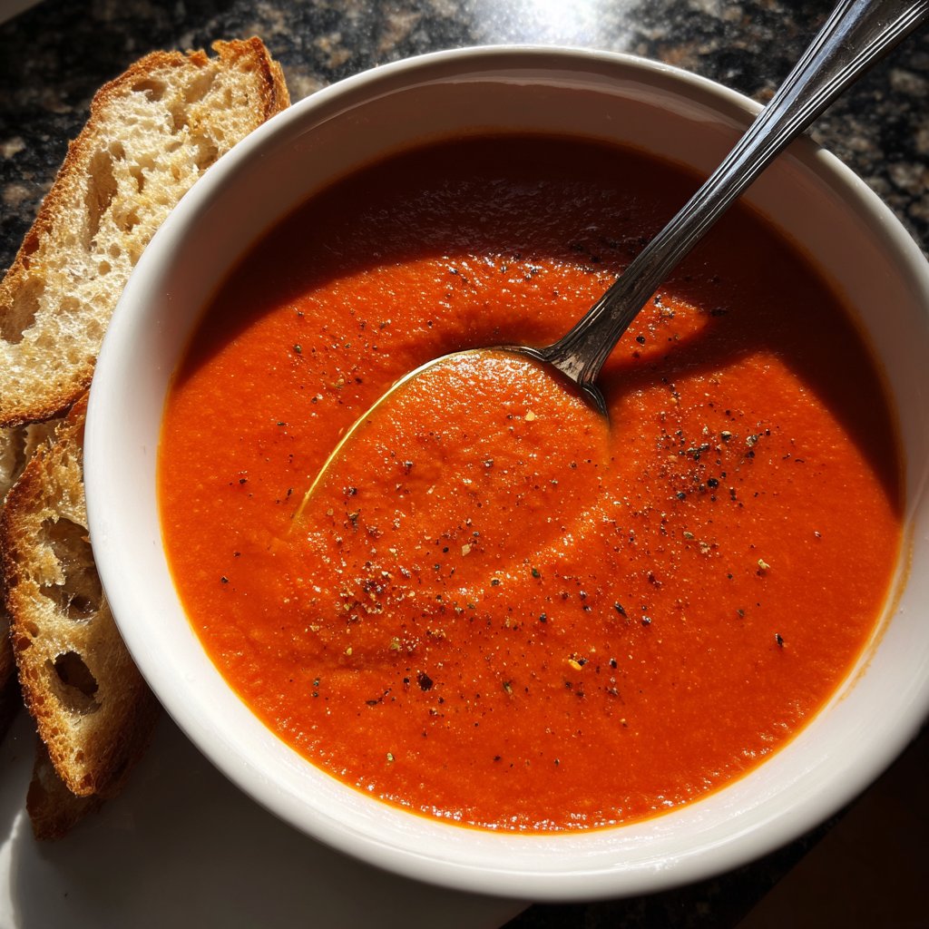 Homemade Creamy Tomato Soup Recipe