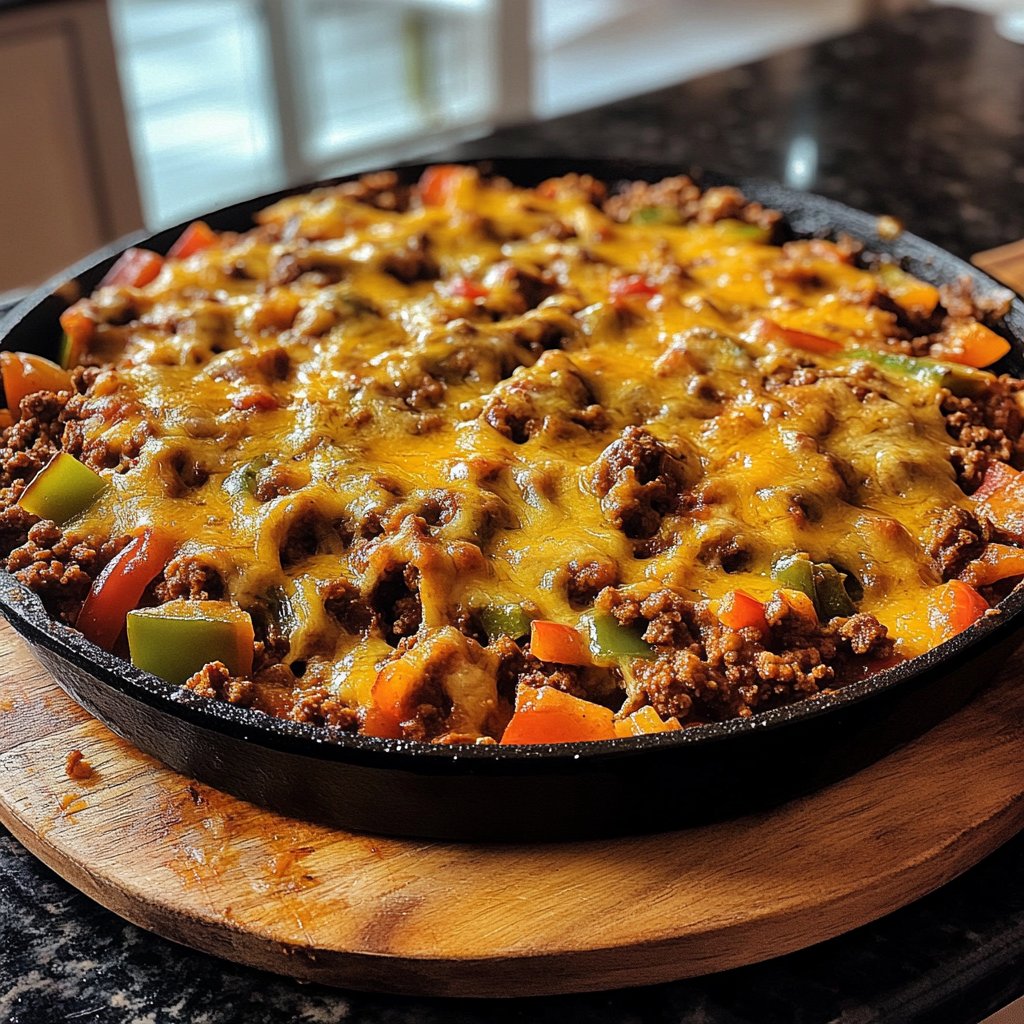 Ground Beef Skillet Mexican Style