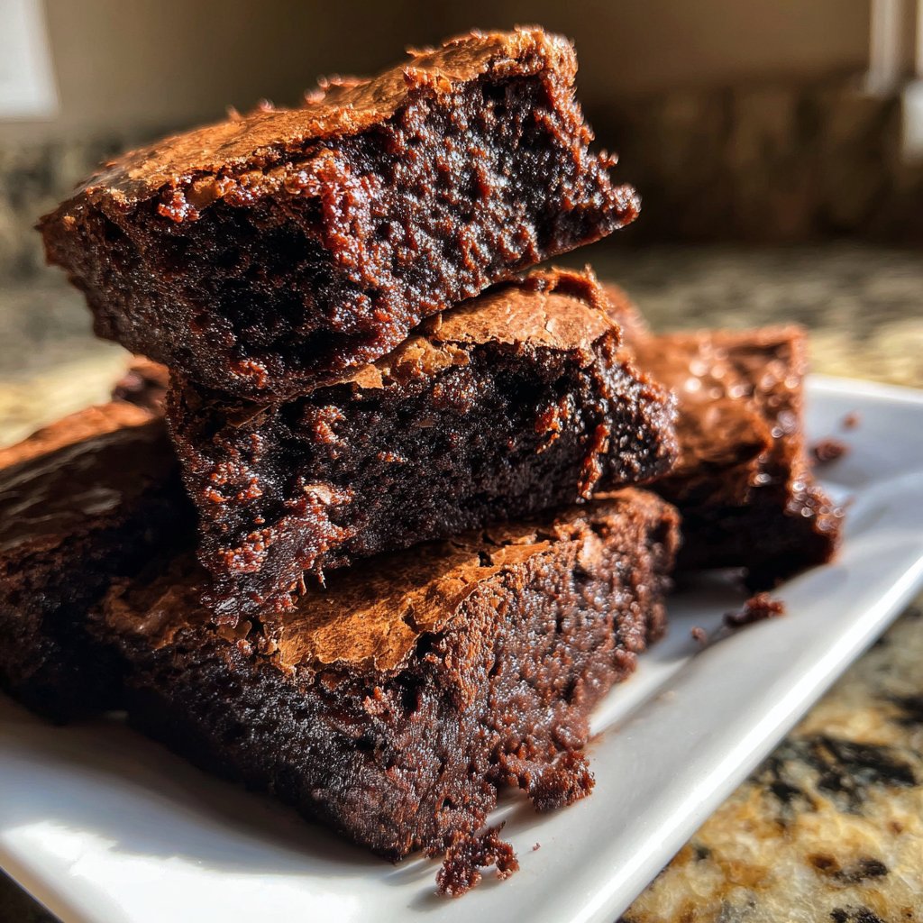 Cottage Cheese Brownies with Vanilla Bean