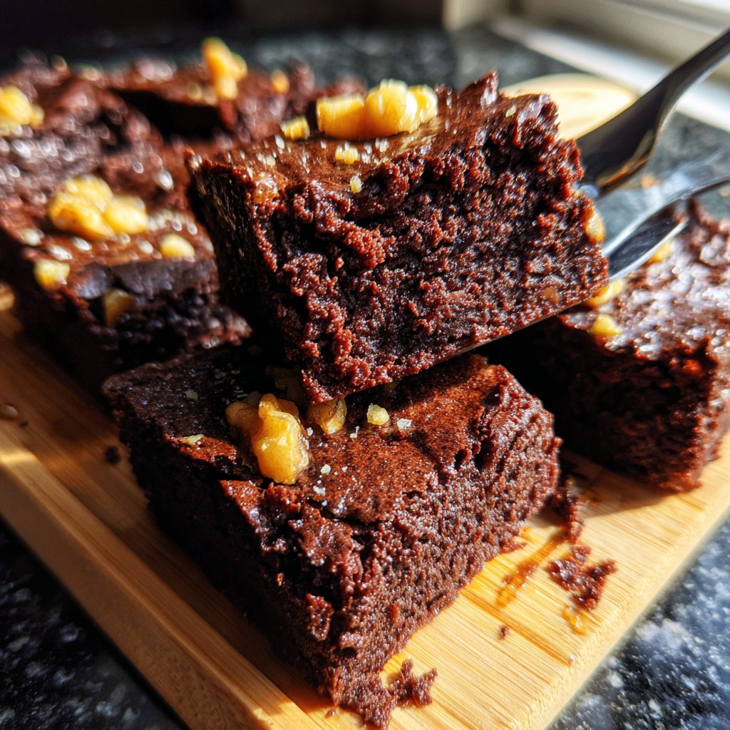 Cottage Cheese Brownies with Maple Syrup