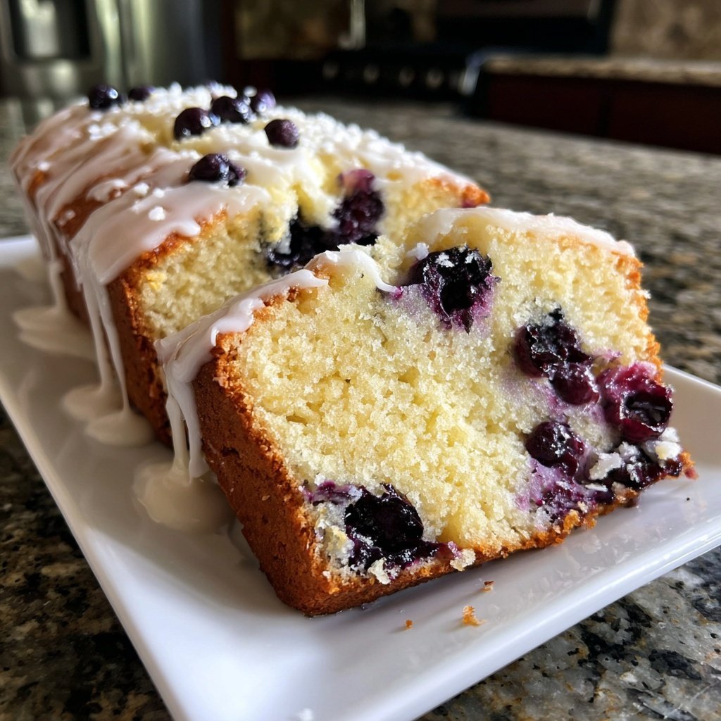 Baking & Desserts Lemon Blueberry Loaf Cake